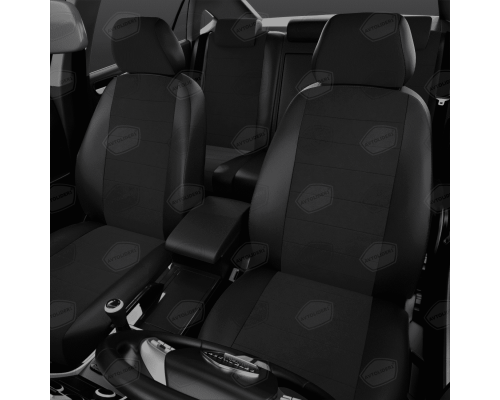 Универсальные чехлы AVTOLIDER1, Чёрный Жаккард Артикул: UKK31-0101 Фото