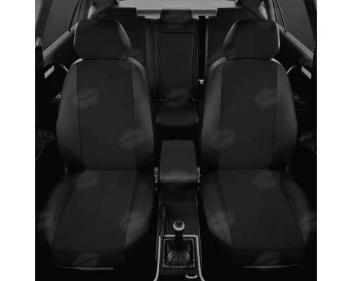 Универсальные чехлы AVTOLIDER1, Чёрный Жаккард Артикул: UKK31-0101 Фото