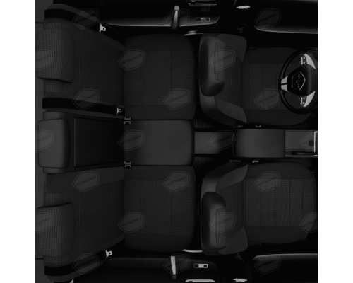 Универсальные чехлы Avtolider, Квадрат/чёрный, Артикул: UJK31-0108 Фото