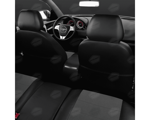 Универсальные чехлы Avtolider, Серый/чёрный, Артикул: UKK31-0102 Фото