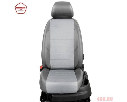 Чехлы на сиденья АвтоЛидер для Ford C-Max (2003-2010) темно-Серые, светло-Серые  Артикул FD13-0401-EC17 Фото