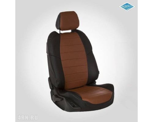 Чехлы на сиденья Автопилот для Hyundai Elantra (MD) (2011-2016) черно-коричневый Артикул kha-el-e5-cheko-e Фото