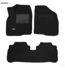 Коврики салона Euromat3D Business текстильные  для Chevrolet Volt (2015-2019) Артикул EMC3D-001500