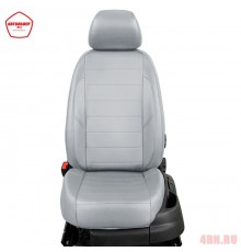 Чехлы на сиденья АвтоЛидер для Toyota Camry (2011-2014) (XV50) светло-Серые  Артикул TA27-0804-EC23