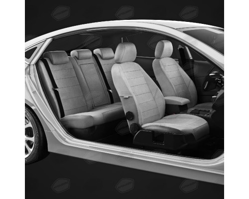Чехлы на сиденья АвтоЛидер для Fiat Fullback 4 дв. (2016-2020) черно-желтый Артикул MI18-1104-FI08-0401-EC33 Фото