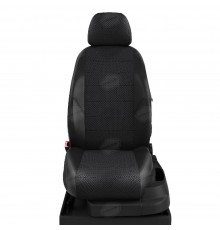 Чехлы на сиденья АвтоЛидер для Suzuki SX4 C-Cross (2013-2023) Черные Артикул SZ25-0204-SZ25-0306-KK4