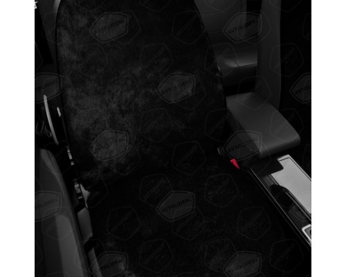 Меховые накидки, 1шт. (натуральная овчина, короткий ворс) Цвет: Черные Фото