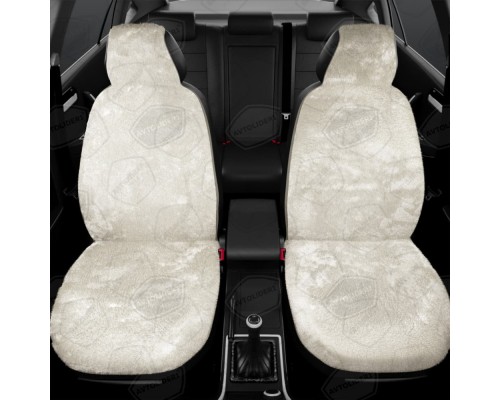 Меховые накидки, 1шт. (натуральная овчина, короткий ворс) Цвет: белый Фото