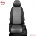 Чехлы на сиденья АвтоЛидер для Seat Leon (2013-2020) черно-Серые  Артикул SU36-0001-EC02 Фото