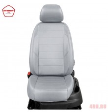 Чехлы на сиденья АвтоЛидер для Mitsubishi Grandis (2003-2011) светло-Серые  Артикул MI18-0601-EC23