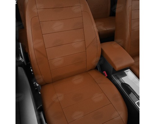 Чехлы на сиденья АвтоЛидер для Volkswagen Tiguan (2007-2016) паприка Артикул VW28-0206-VW28-0901-EC28 Фото