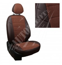 Чехлы на сиденья из алькантары (шоколад) для Mazda 3 (BP) седан c 19г.