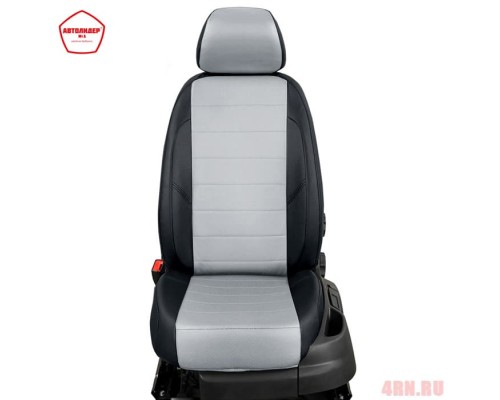 Чехлы на сиденья АвтоЛидер для Mazda CX-7 (2006-2013) Черные светло-Серые  Артикул MZ16-0601-EC07 Фото