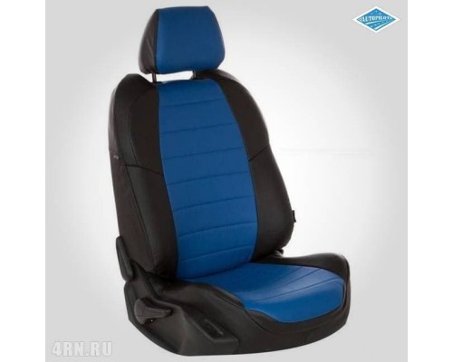 Чехлы на сиденья Автопилот для Hyundai Elantra (MD) (2011-2016) черно-синий Артикул kha-el-e5-chesi-e Фото