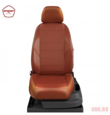 Чехлы на сиденья АвтоЛидер для Nissan Sentra B17 (2014-2018) паприка  Артикул NI19-1601-EC28