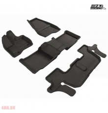 Коврики салона Sotra Liner 3D Lux для Ford Explorer (2010-2014) 3 ряда Артикул ST 74-00541