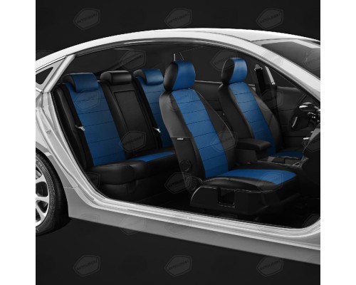 Чехлы на сиденья АвтоЛидер для Suzuki Vitara (1998-2005) черно-синий  Артикул SZ25-0301-CH03-1301-EC05 Фото