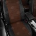 Чехлы на сиденья АвтоЛидер для Suzuki Vitara (2014-2023) черно-шоколад Артикул SZ25-0204-SZ25-0306-EC11 Фото