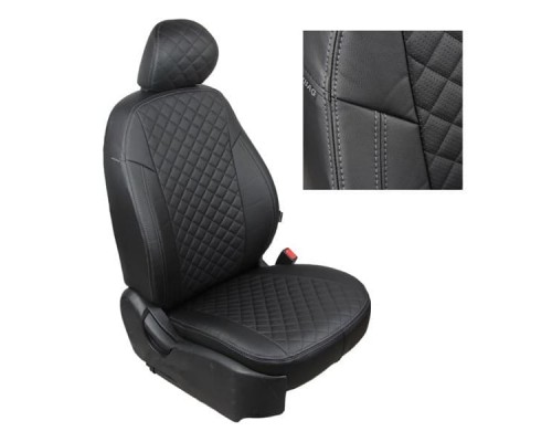 Чехлы на сиденья Автопилот Ромб для Skoda Octavia A7 комп. Elegance хэтчбек, универсал (2013-2020) Артикул sk-ok-a7e-chch-r Фото