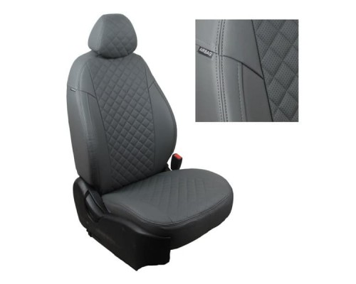 Чехлы на сиденья Автопилот Ромб для Lada (ВАЗ) Kalina хэтчбек, универсал (2015-2018) Артикул va-kl-ka-ii-sese-r Фото