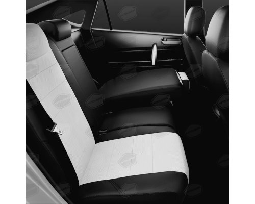 Универсальные чехлы Avtolider, Белый/чёрный, Артикул: UEK31-0105 Фото