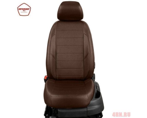 Чехлы АвтоЛидер экокожа для Ford Mondeo (2007-2014) шоколад  Артикул FD13-0504-EC29 Фото