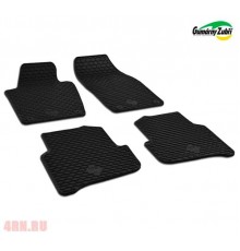 Резиновые коврики в салон автомобиля Gumarny Zubri для Skoda Fabia (2014-2021) Артикул ST 32-00363