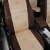 Чехлы на сиденья АвтоЛидер для Chevrolet Captiva (2006-2012) шоколад Бежевые Артикул CH03-0701-OP20-0601-EC22 Фото