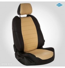 Чехлы на сиденья "Автопилот" для Hyundai Elantra (AD) (2015-2020) черно-Бежевые Артикул kha-el-g1-chebe-e