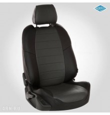 Чехлы на сиденья "Автопилот" для Hyundai Elantra (AD) (2015-2020) черно-Серые Артикул kha-el-g1-chese-e