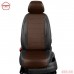 Чехлы на сиденья АвтоЛидер для Geely Emgrand EC7 (2009-2012) черно-шоколад  Артикул GL09-0100-EC11 Фото