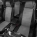 Чехлы на сиденья АвтоЛидер для Volvo S40 (2003-2007) черно-Серые  Артикул VL33-0201-VL33-0401-EC02 Фото