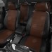 Чехлы на сиденья АвтоЛидер для Volvo S40 (2003-2007) черно-шоколад  Артикул VL33-0201-VL33-0401-EC11 Фото